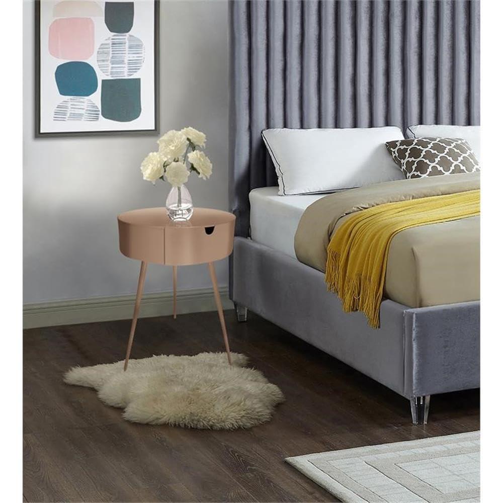 Meridian Furniture,Bali Pink Nightstand