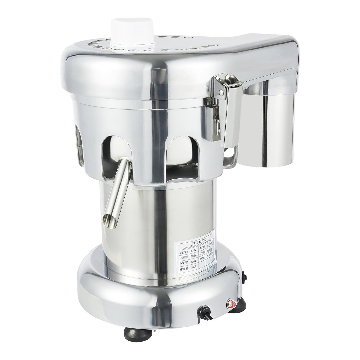 Slag Juice Separation Juicer, Commercial Extractor Heavy Duty Juicer Centrifugal Machine Stainless Steel Electric Juice Extractor for Fruit Vegetable Squeezer