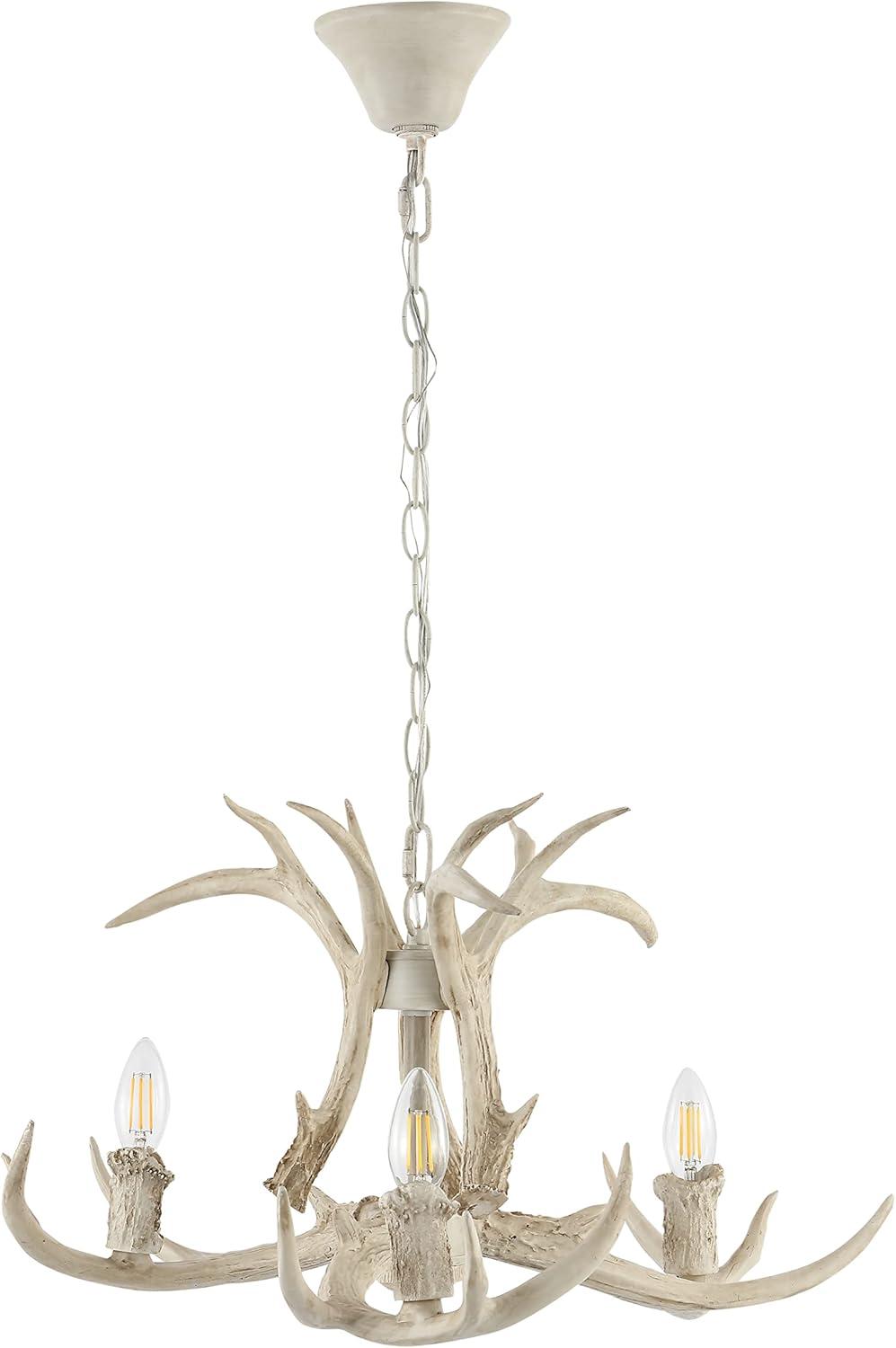 Cenwyn Chandelier - Antique White - Safavieh.