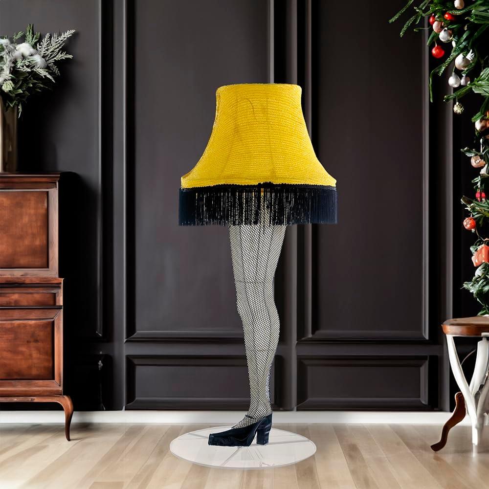 Kurt Adler 28-Inch Leg Lamp 3D Tinsel Lighted Lawn Décor