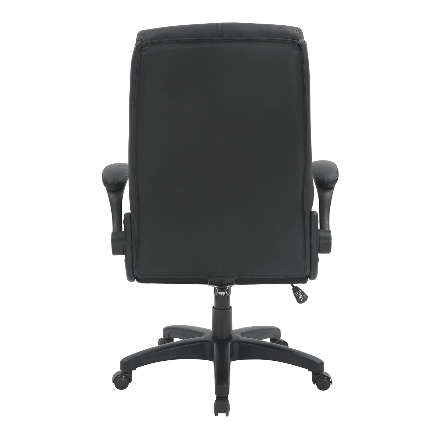 Winston Porter Baillie Medium Back Executive Office Chair with Flip-Up Arms