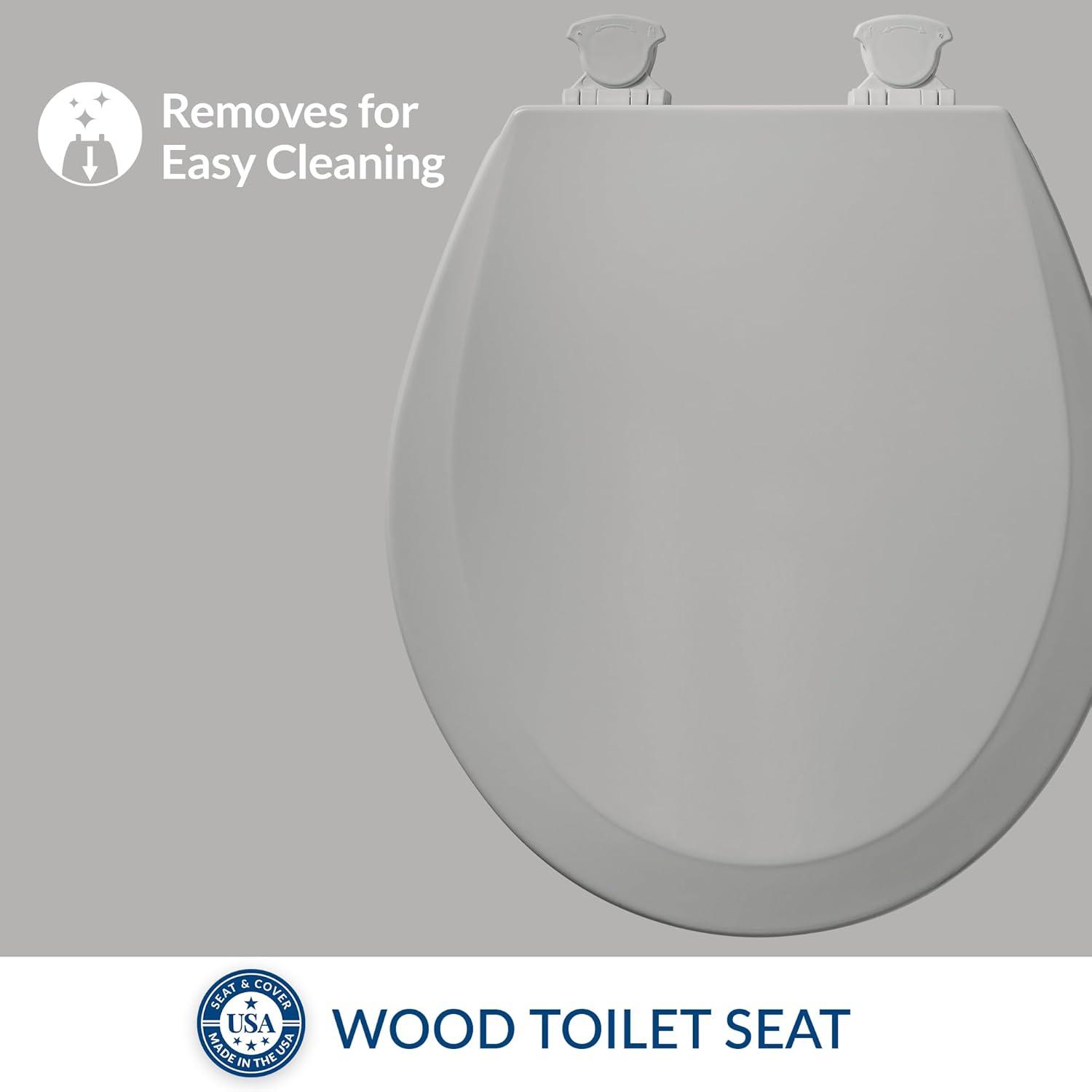 Round 500/1500 Toilet Seat, Easy Clean