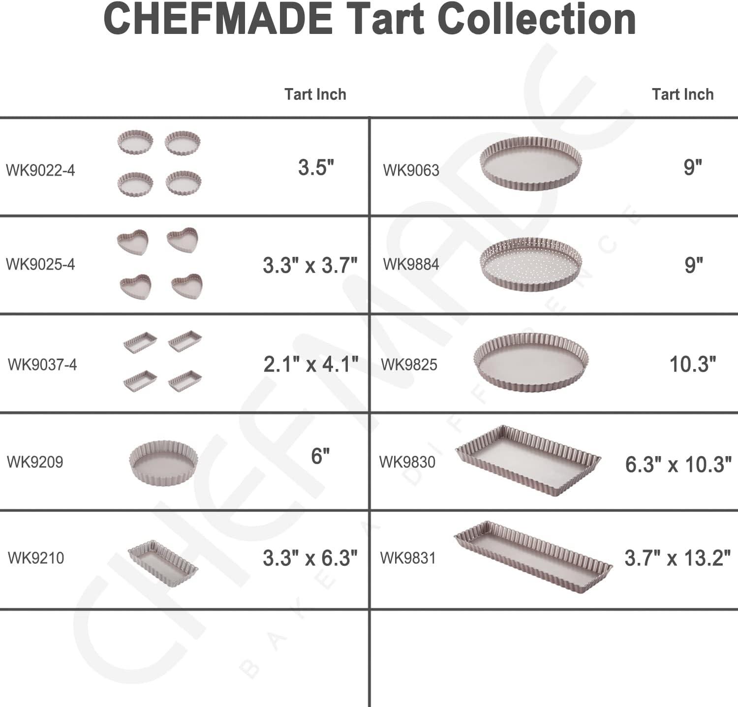 CHEFMADE CHEFMADE 9.5 Inch Round Tart Pan