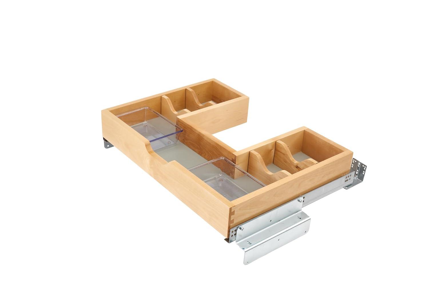 Rev-A-Shelf Rev-A-Shelf Wood Vanity Sink Cabinet Pull Out Organizer
