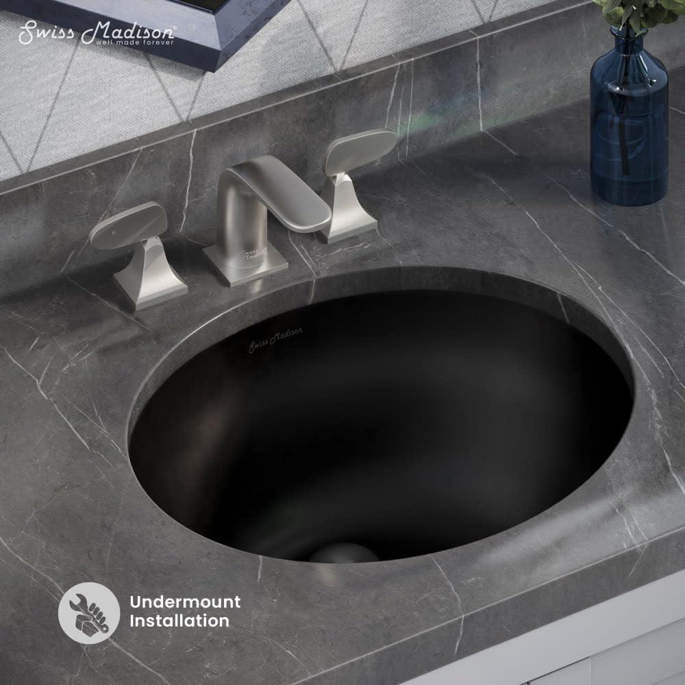 Monaco 19 Oval Under-Mount Bathroom Sink