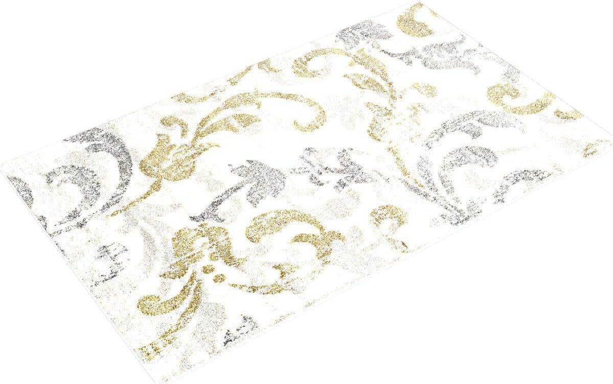 Amherst AMT428 Power Loomed Indoor Accent Rug - Ivory/Light Grey - 3'x5' - Safavieh