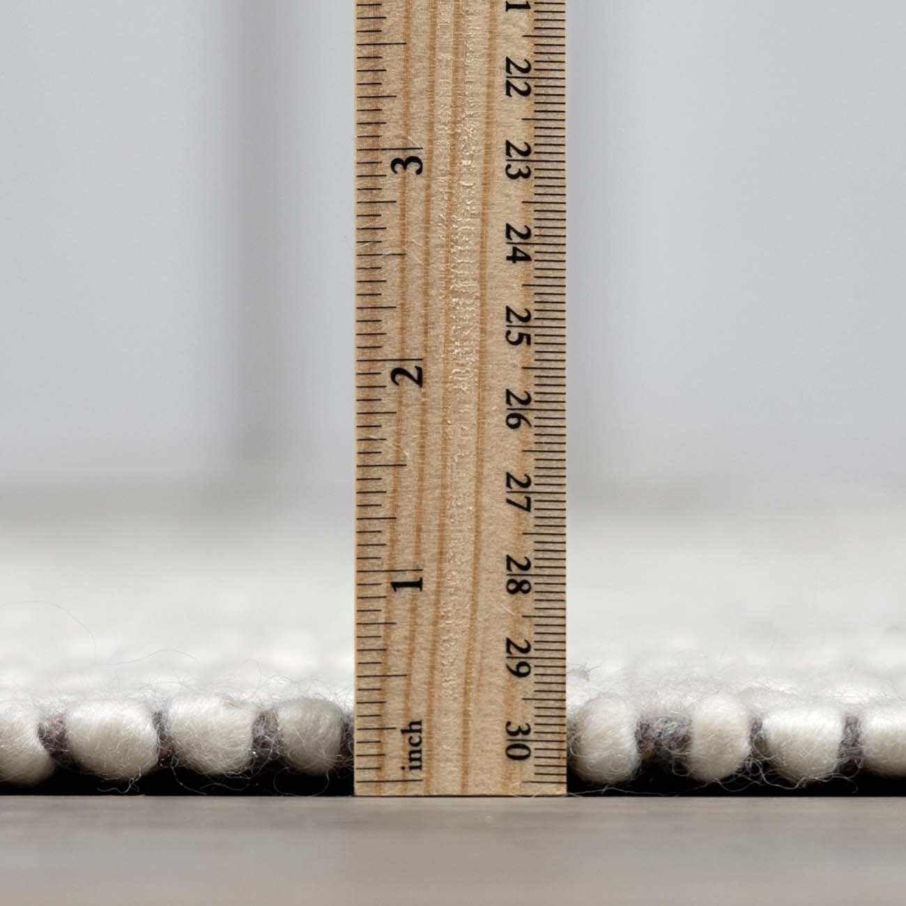 Hauteloom Rectangle Area Rug   Ivory