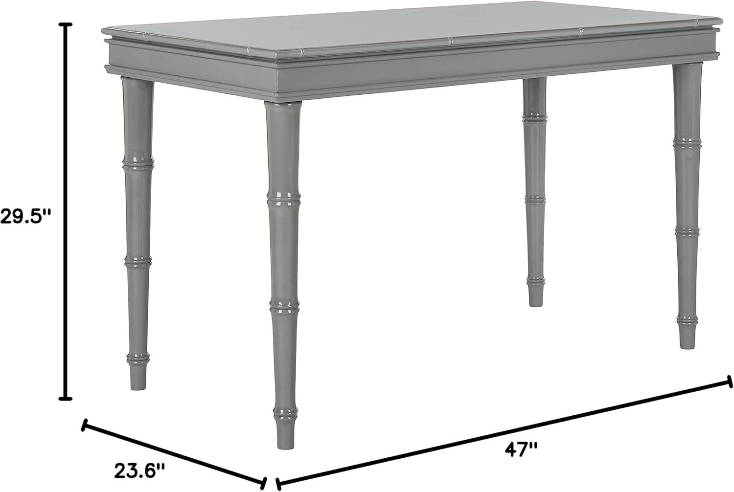 Noely  1 Drawer Writing Desk - DSK3500 - Grey - Safavieh