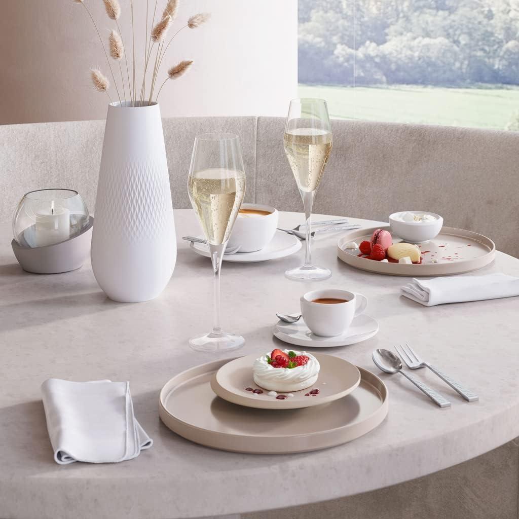 Elegant White Premium Porcelain Espresso Saucer