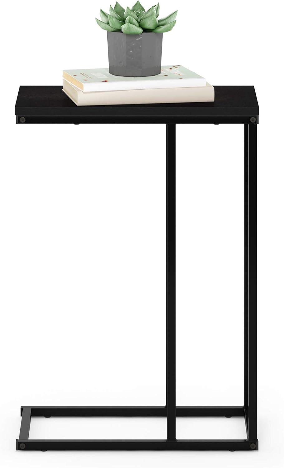 Furinno Camnus Modern Living Sofa Side Table, Americano