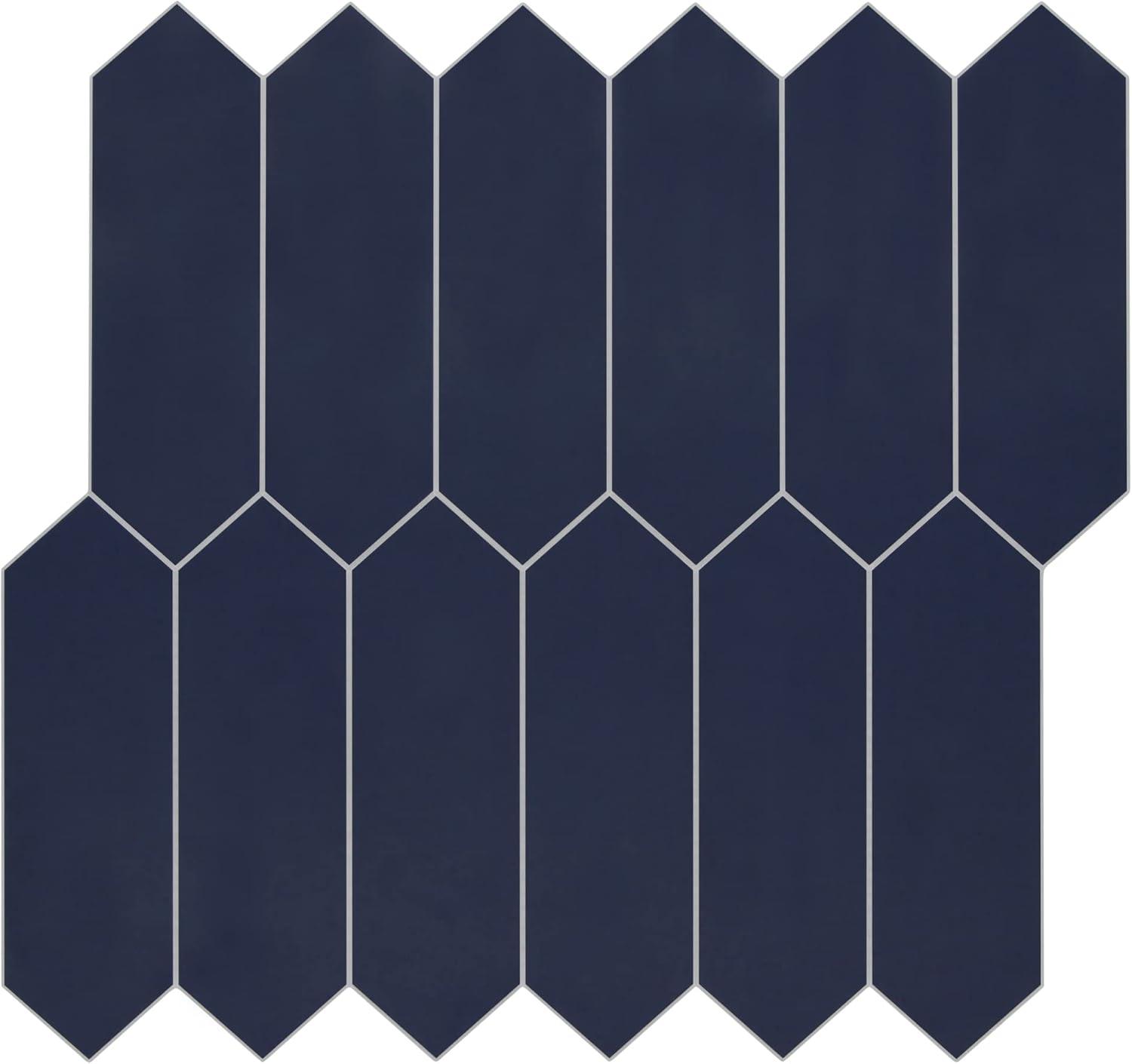 12" x 11.22" Stone Composite Peel & Stick Mosaic Tile