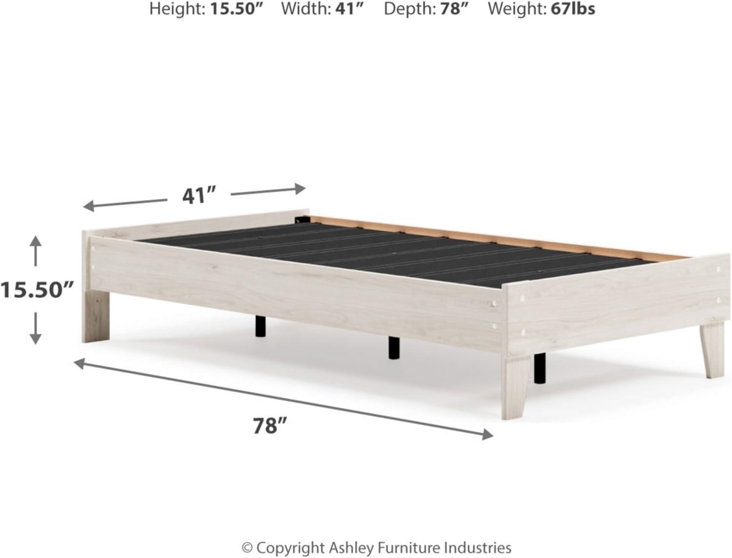 Socalle Platform Bed Natural - Signature Design by Ashley