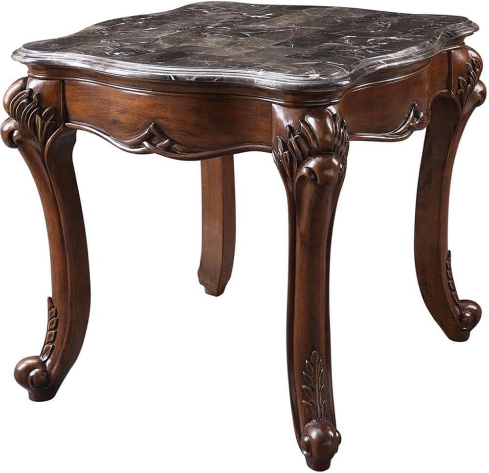 Cotner Marble Top End Table