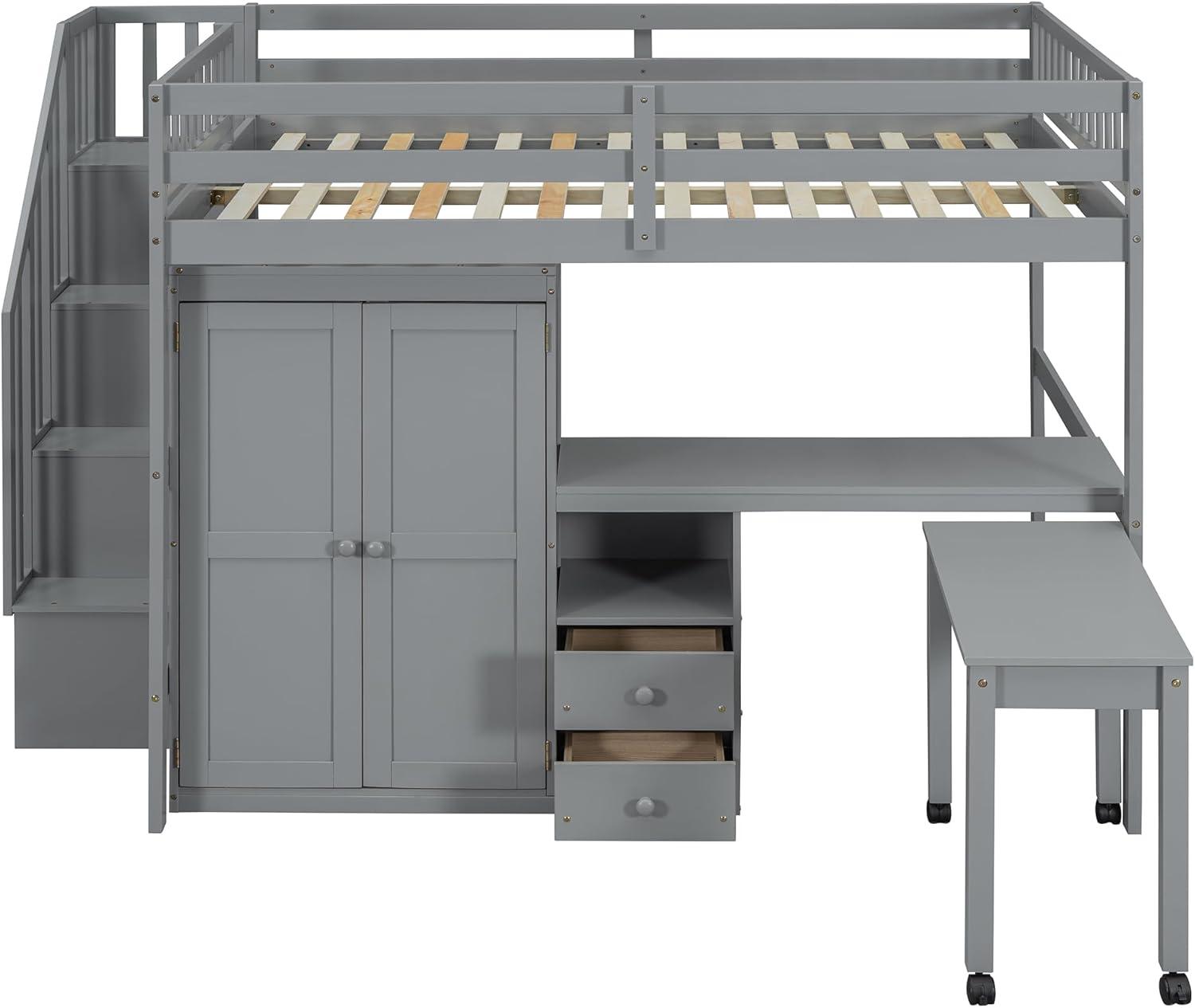 Reprise Designs Desk & Wardrobe – Space-Saving Multifunctional Loft Bed