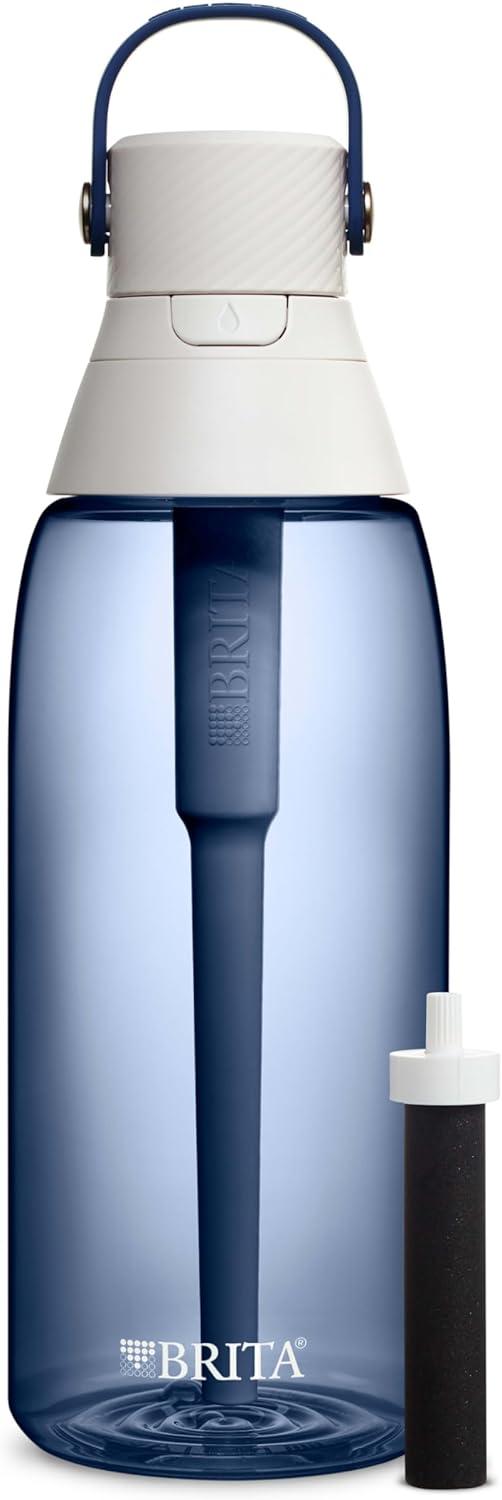 Brita 36 oz Night Sky Premium Leak Proof Filtered Water Bottle with Straw