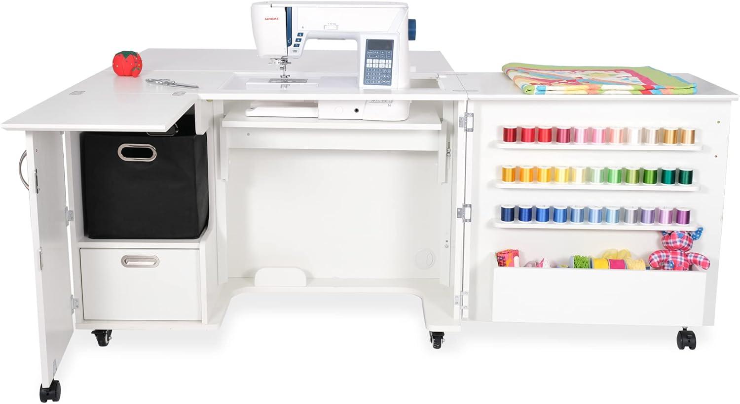 Arrow Sewing Wallaby Sewing Cabinet with Hydraulic Machine Lift by Kangaroo Sewing Furniture