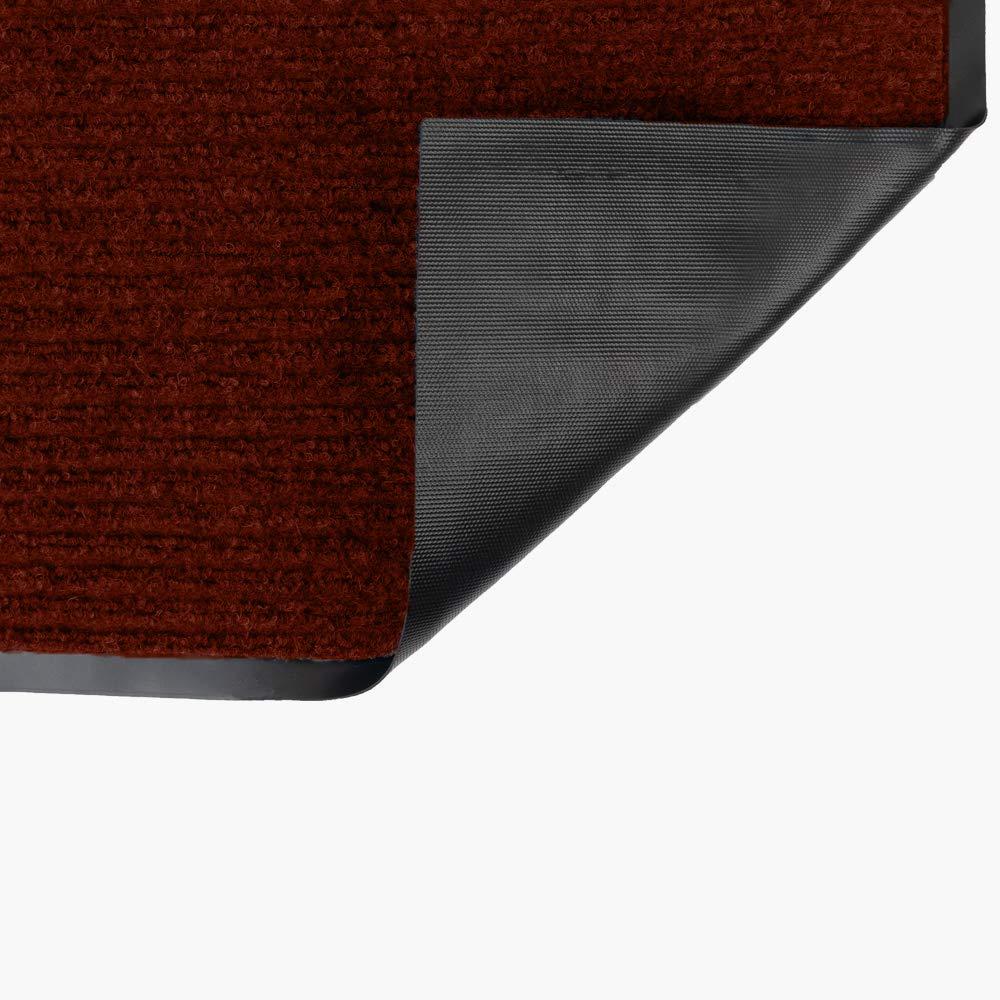Notrax - 109S0034RB 109 Brush Step Entrance Mat, for Home or Office, 3' X 4' Red/Black