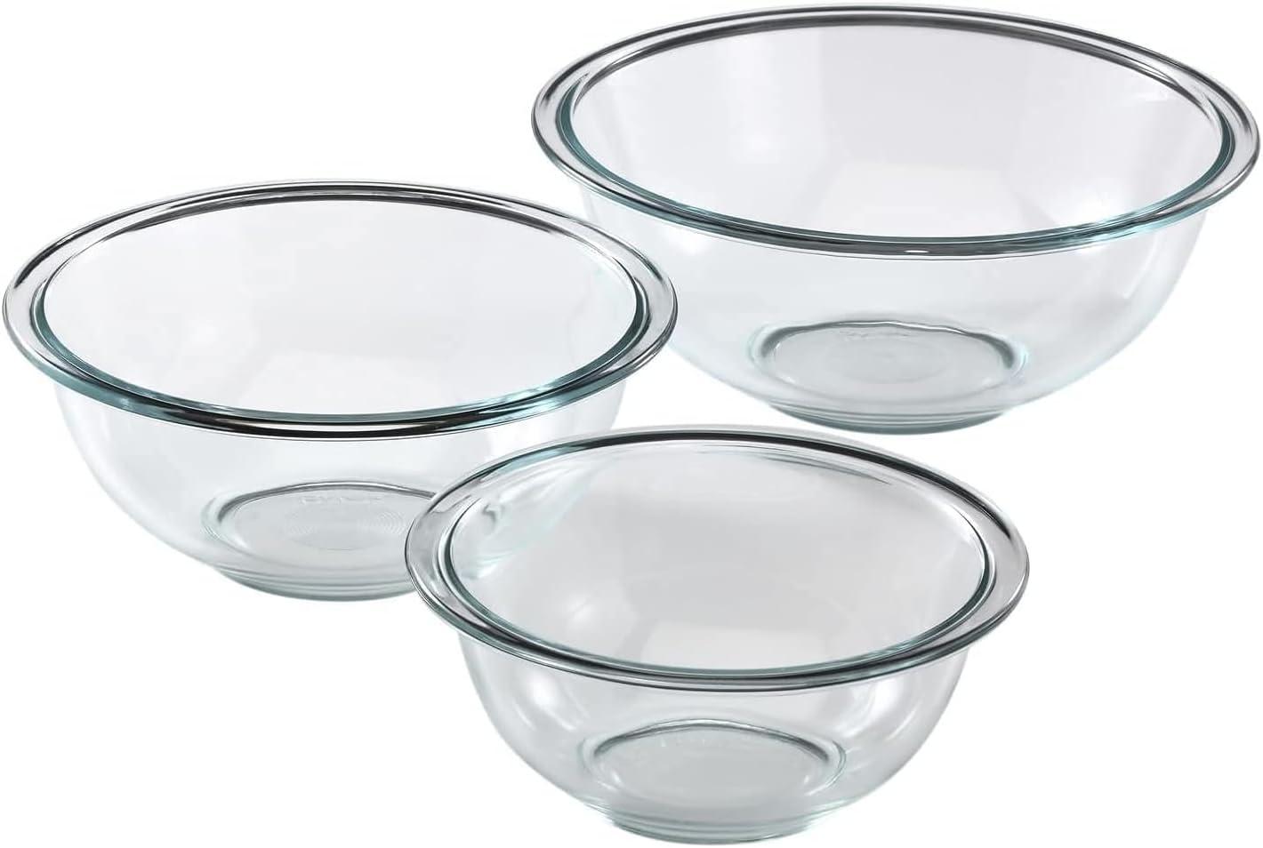 Pyrex Prepware 3-Piece Mixing Bowl Set