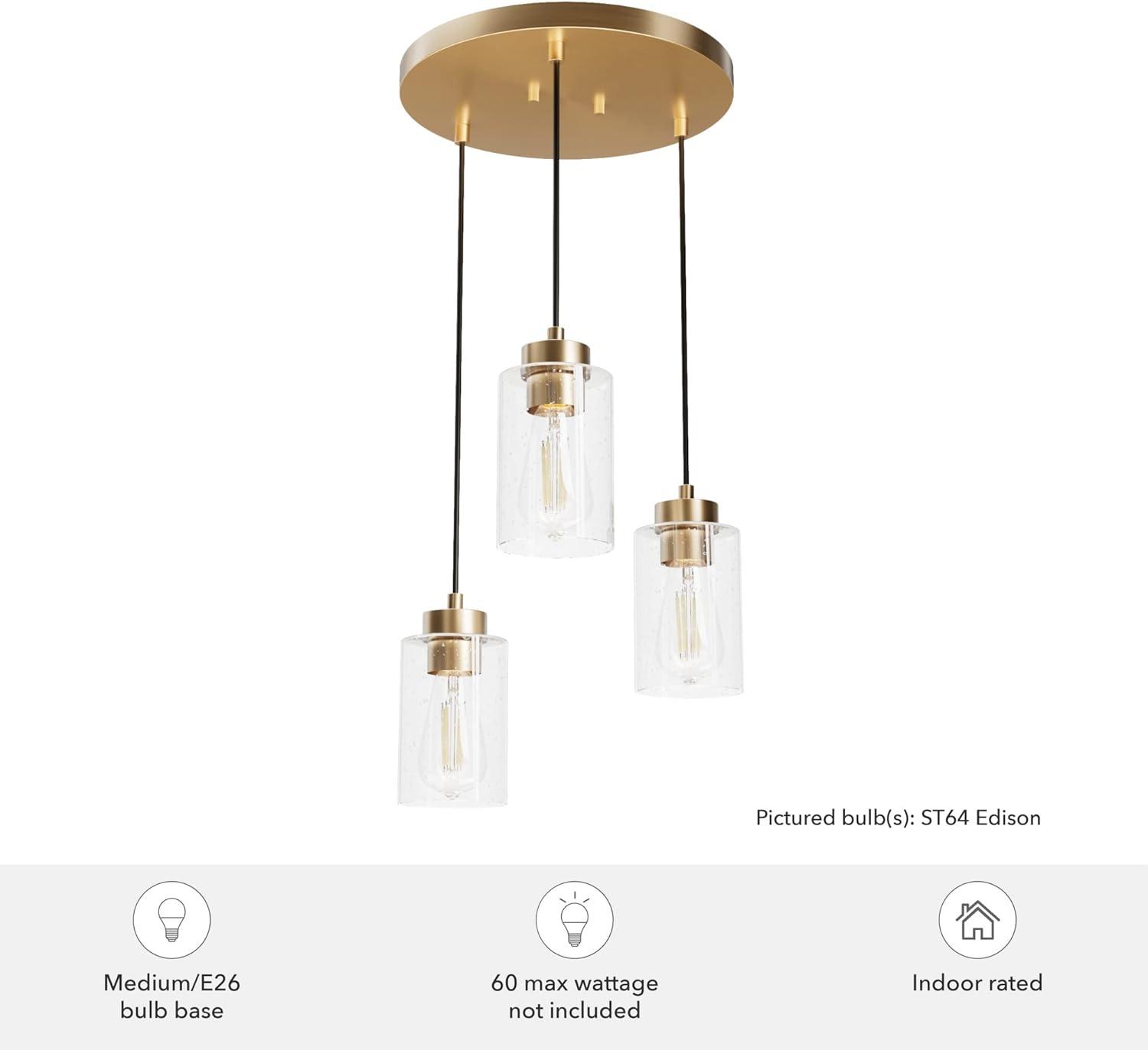 Hartland 3 - Light Cluster Cylinder Pendant