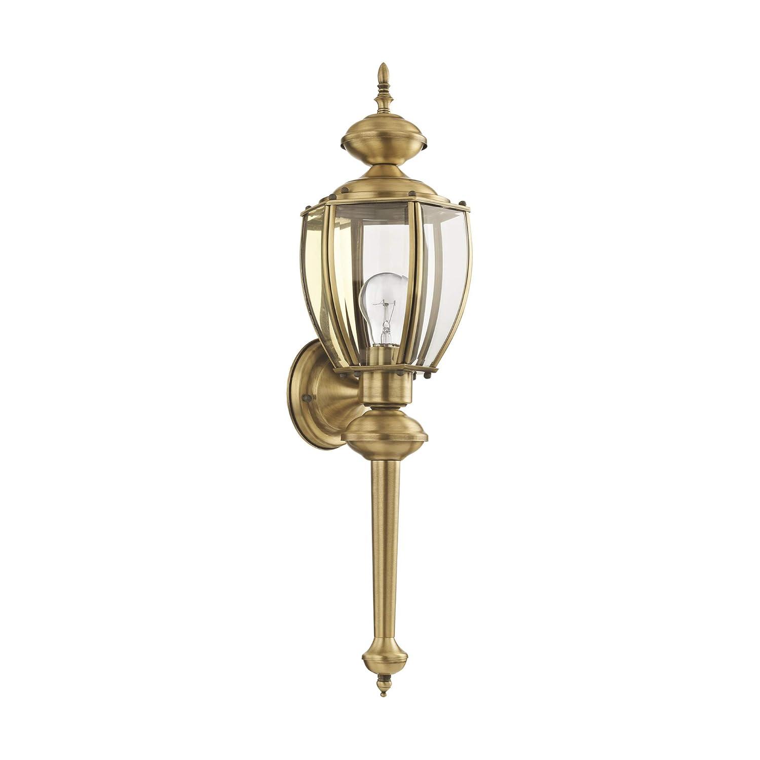 Livex Lighting 1 - Light Wall Light in  Antique Brass