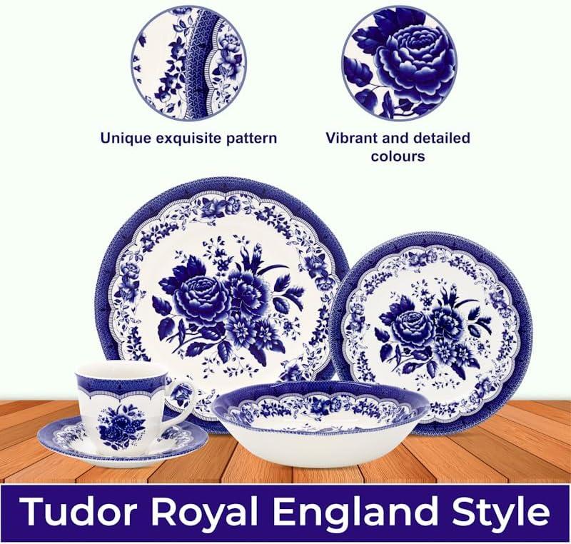 Tudor England Victoria 30 Piece Dinnerware Set, Service for 6