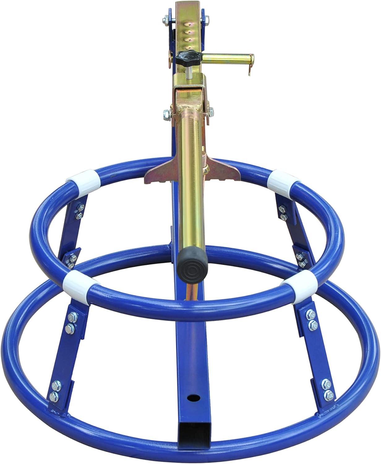 HOMCOM Motorcycle Tire Changer Stand with Adjustable Bead Breaker, Fit for 16-22in Tyres