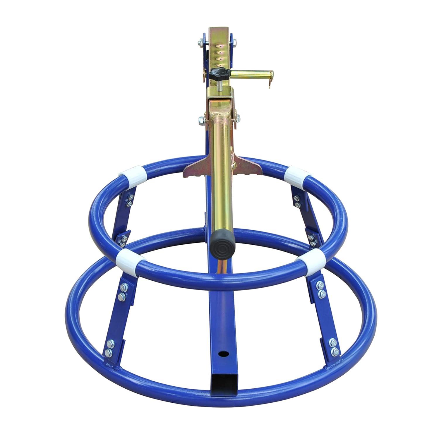 HOMCOM Motorcycle Tire Changer Stand with Adjustable Bead Breaker, Fit for 16-22in Tyres