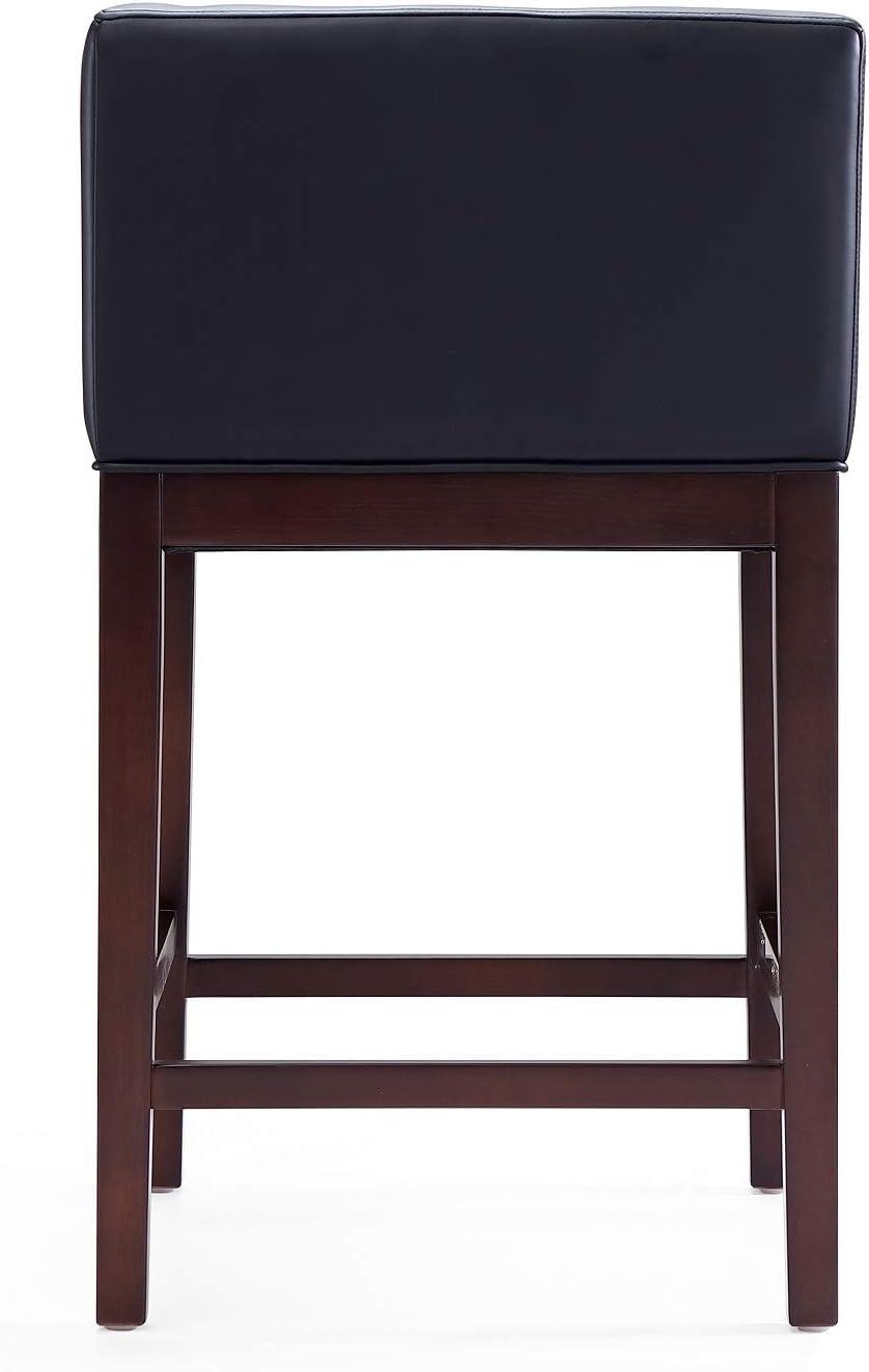 Kingsley Upholstered 30'' Counter Stool with Solid Wood Frame