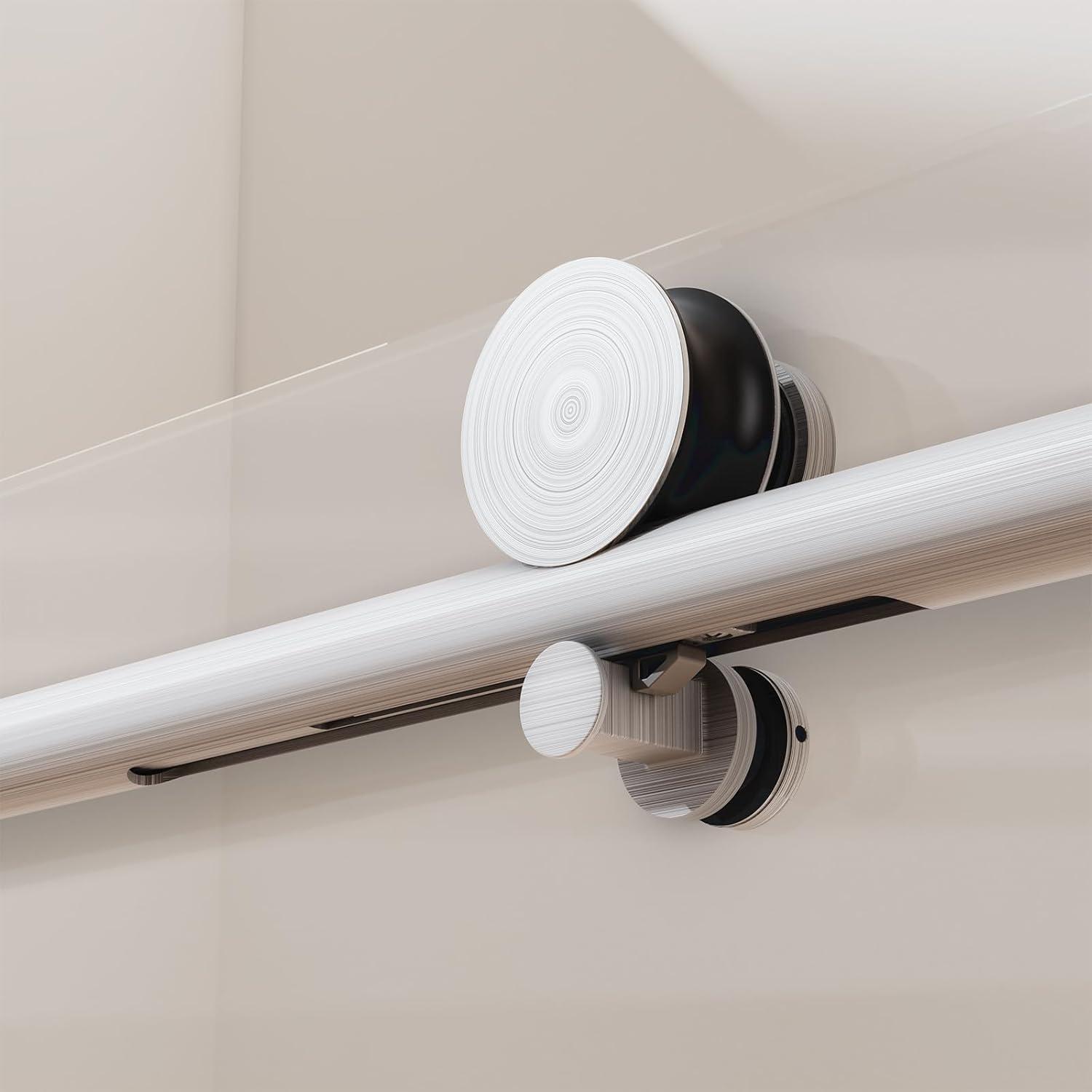 LILI 56-60"W x 76"H Dual Sliding Shower Door, Modern Style AADSH5676LL