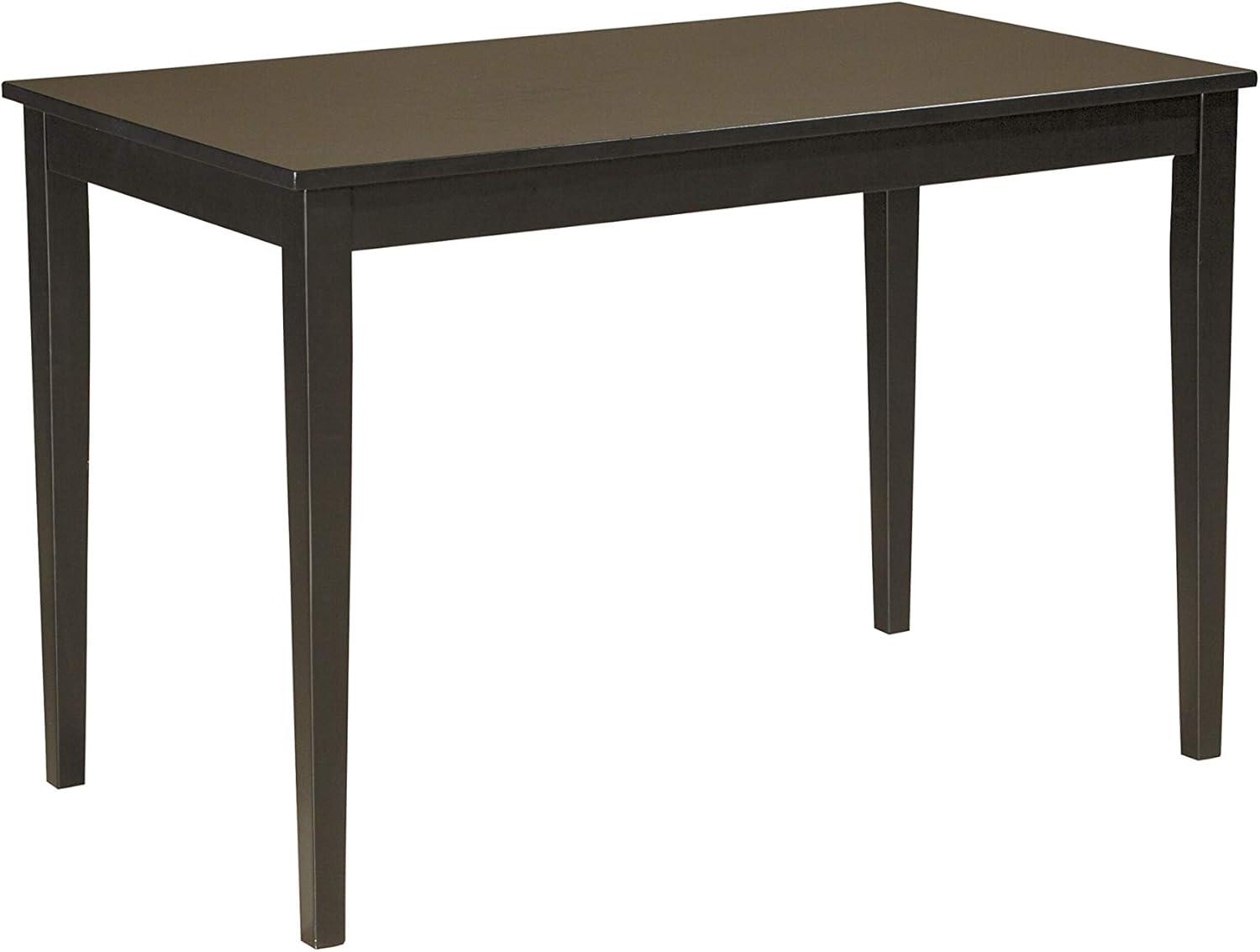 Signature Design by Ashley Contemporary Kimonte Dining Table, Dark Brown