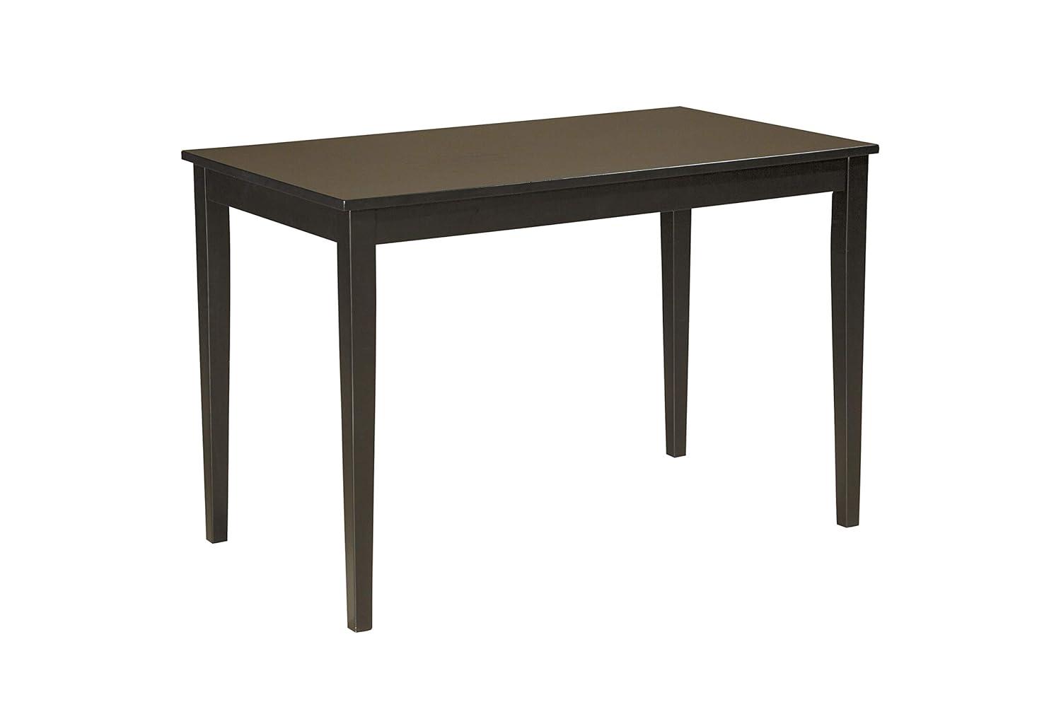Signature Design by Ashley Contemporary Kimonte Dining Table, Dark Brown