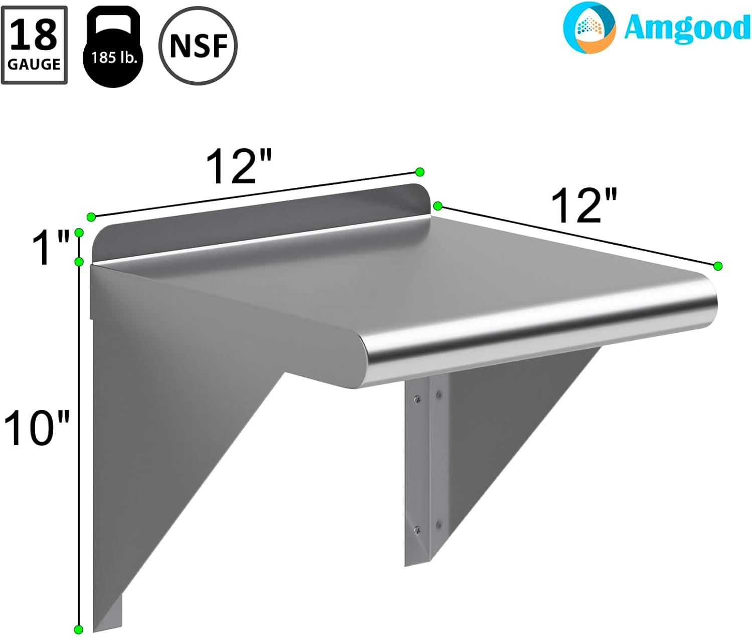 Amgood Utility Metal Wall Shelf.