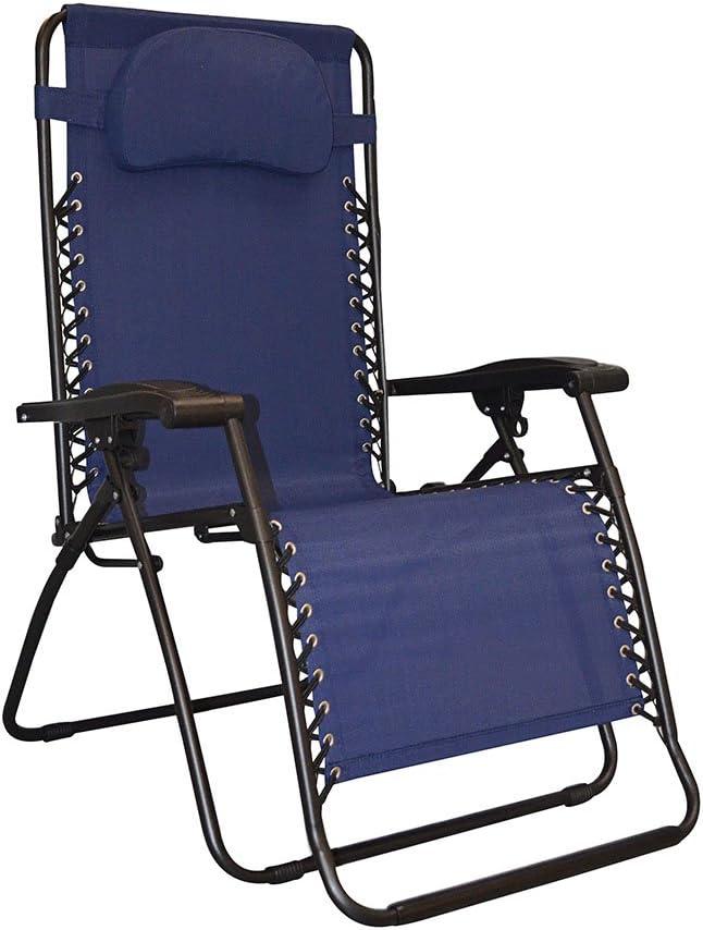 Caravan Sports Oversized Zero Gravity Chair - Blue