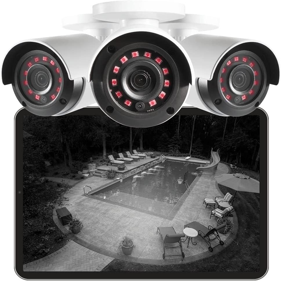 Lorex 1080p HD Wired DVR Security System with 8 Weatherproof Cameras