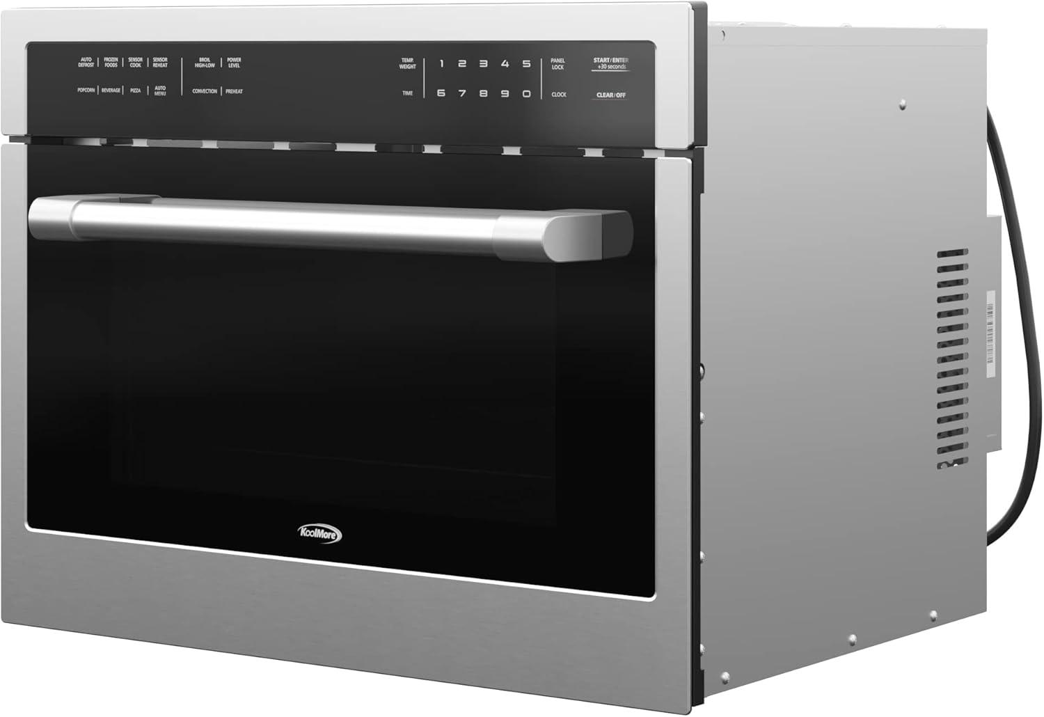 24 in. Stainless Steel Convection Oven with Microwave KM-CWO24-SS