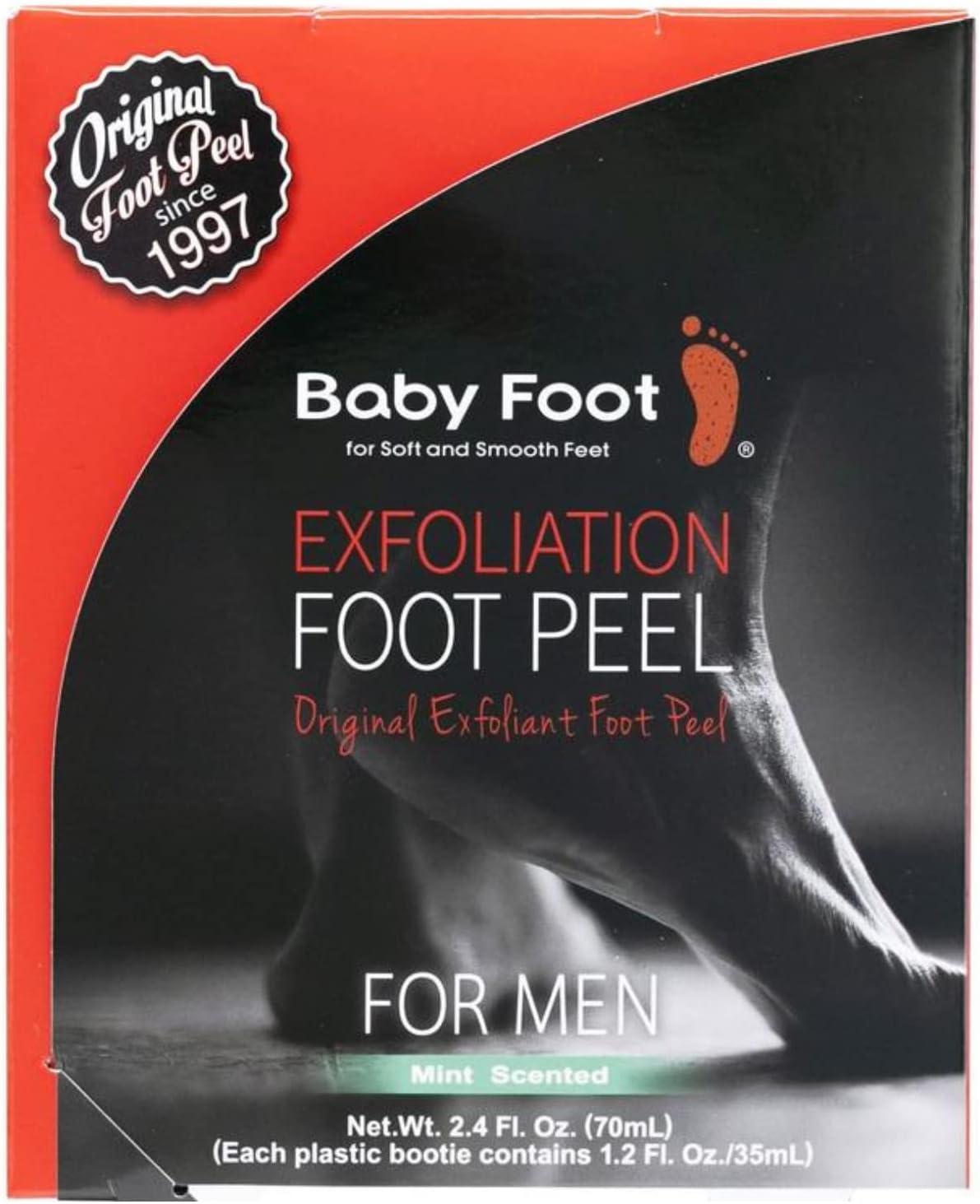 Baby Foot Exfoliation Foot Peel for Men - 1 Hour Treatment