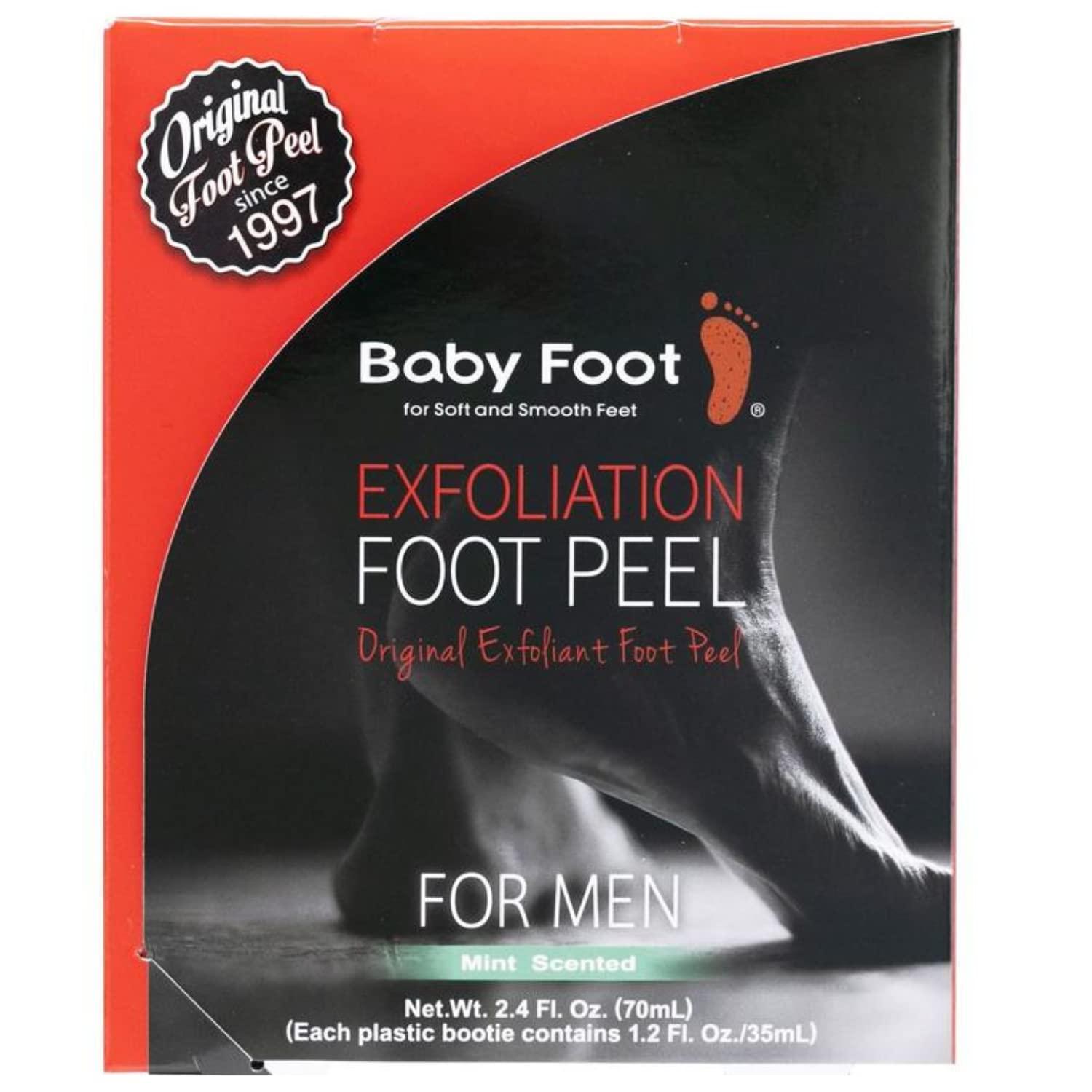 Baby Foot Exfoliation Foot Peel for Men - 1 Hour Treatment