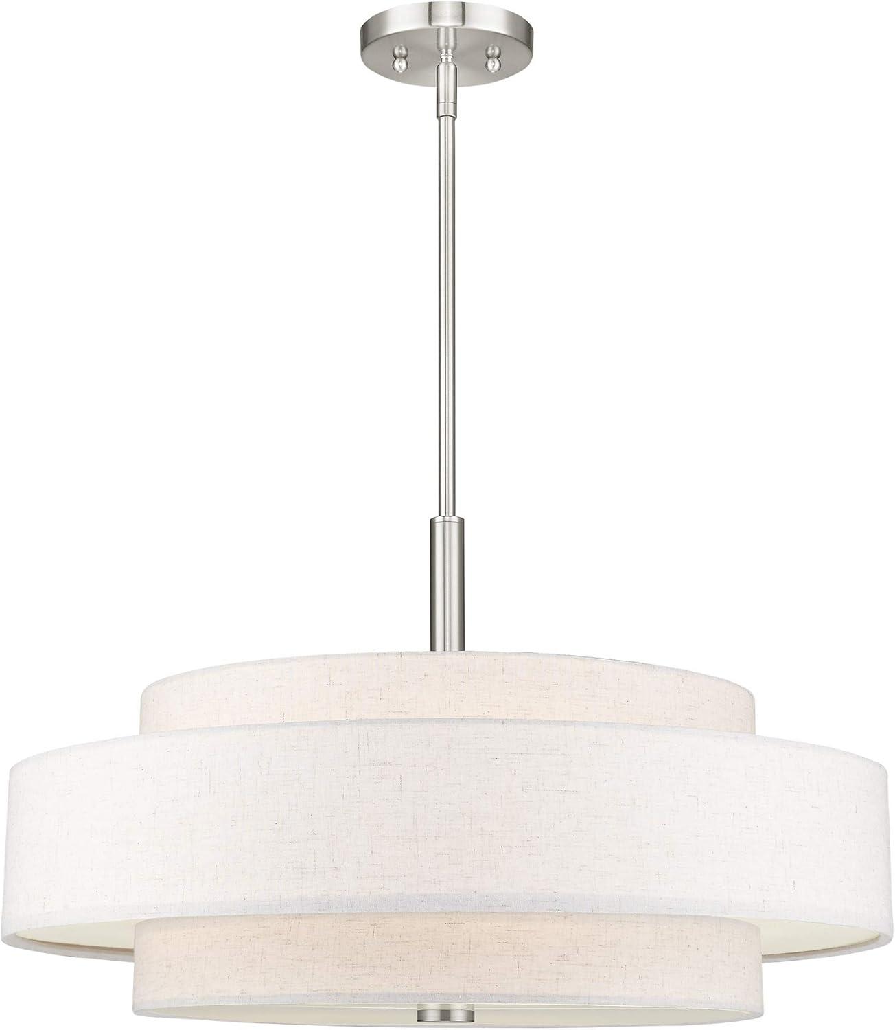 Livex Lighting Monroe 5 - Light Pendant in  Brushed Nickel