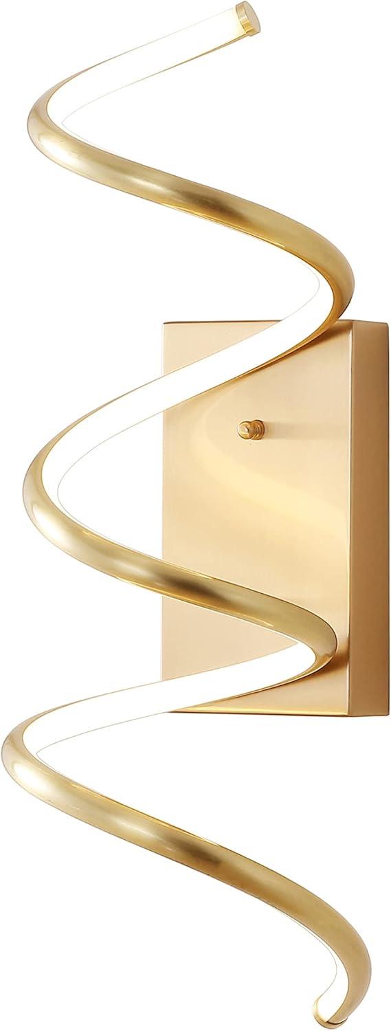 Scribble 20.5" Gold Steel LED Vanity Light