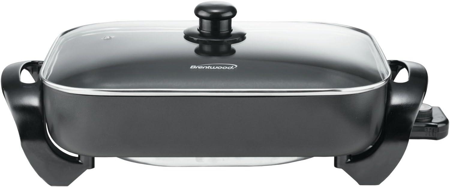 Brentwood Appliances Brentwood Appliances Non Stick Electric Skillet with Glass Lid