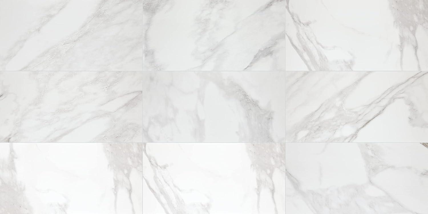 Daltile Perpetuo 12" x 24" Porcelain Marble Look Wall & Floor Tile