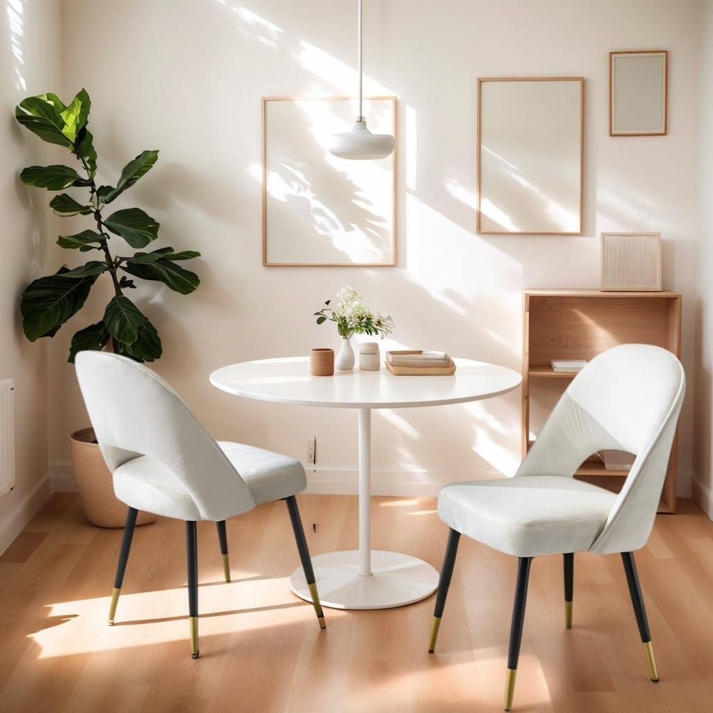 Mercer41 Volena 19.1'' H Velvet Upholstered Side Chair (Set of 2)