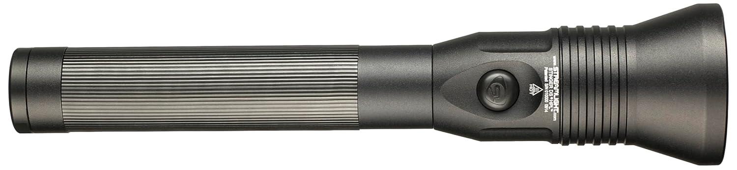 Streamlight 75863 Stinger DS HPL 800-Lumen Rechargeable Flashlight with 120V/12V DC Smart Charger System and 2 Holders, Black
