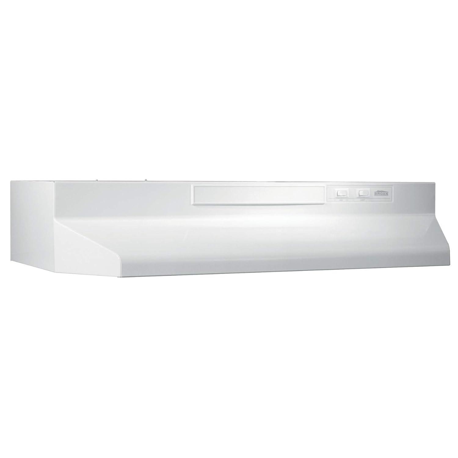 Broan NuTone 24" Steel 190 CFM Convertible Under Cabinet Range Hood with Mesh Filter
