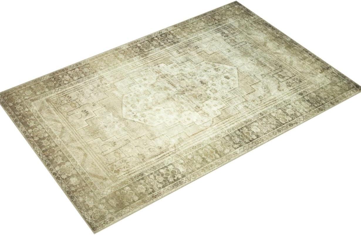 Banks IV Rug by Magnolia Home by Joanna Gaines x Loloi - Natural and Granite / 5' x 7'6"