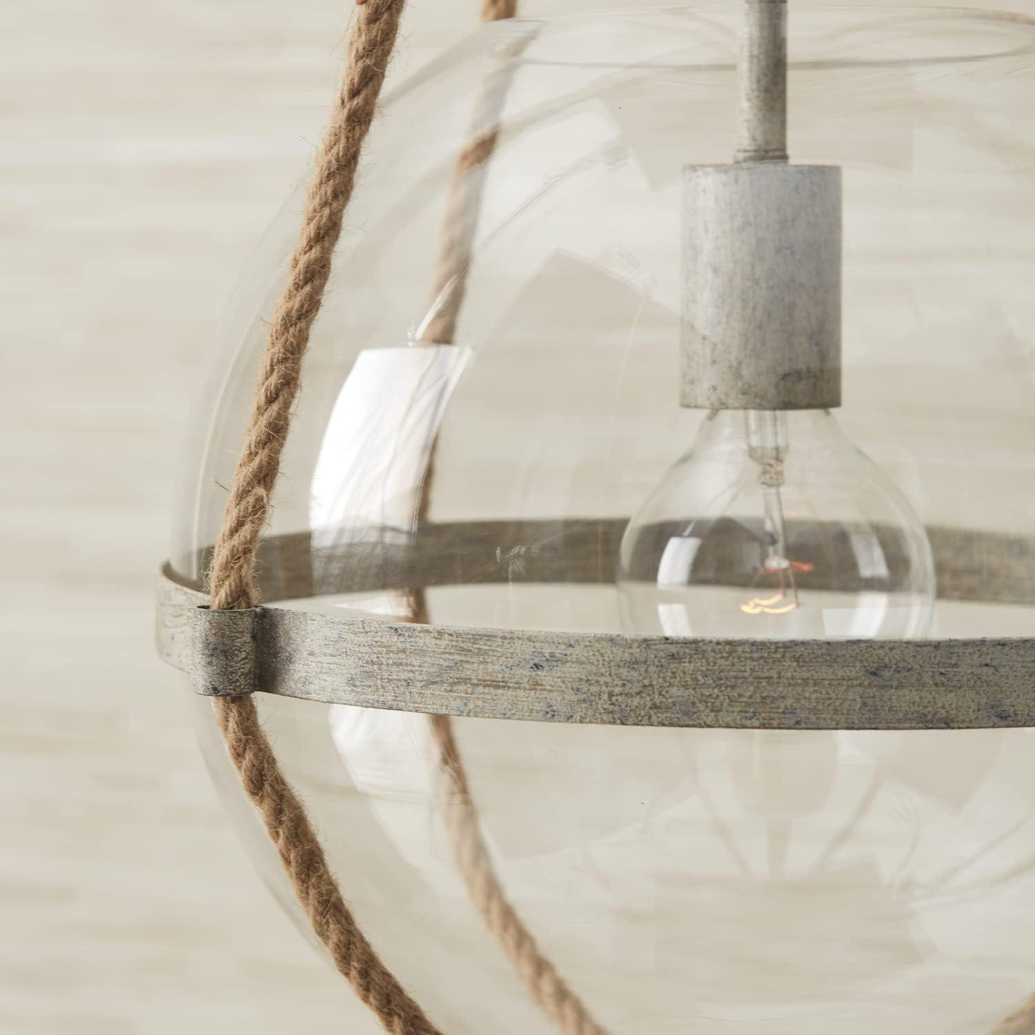 13.25 Inch 1 Light Pendant In Transitional Style 13.25 High By 72.75 Wide-Nordic Grey Finish    -Traditional Installation Capital Lighting 327413Ng