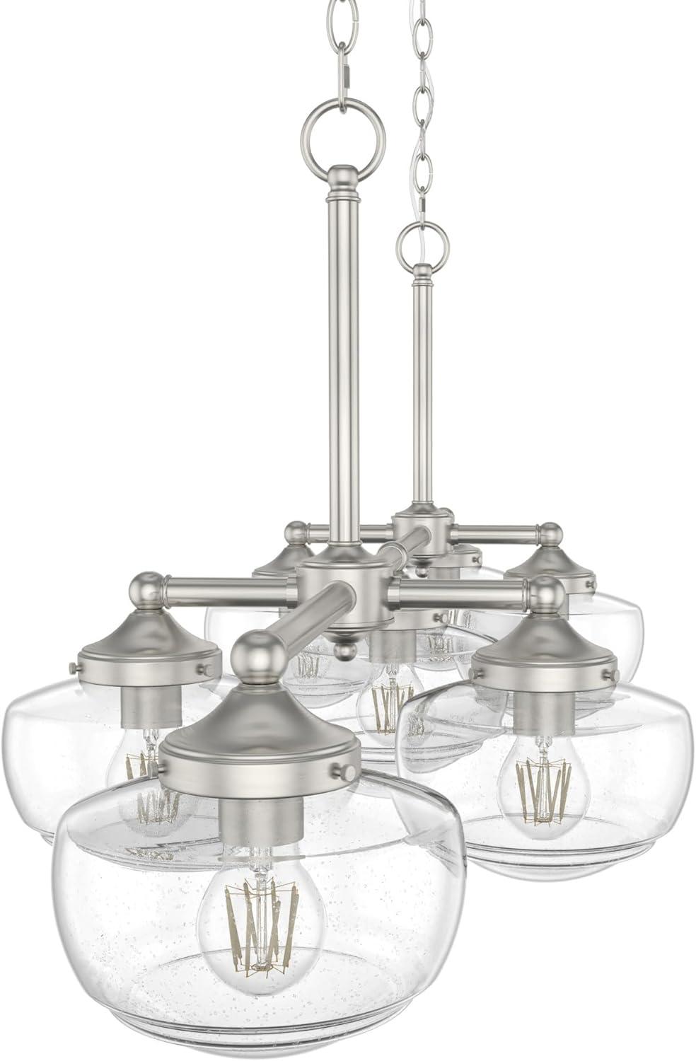 Saddle Creek 7 - Light Kitchen Island Linear Pendant