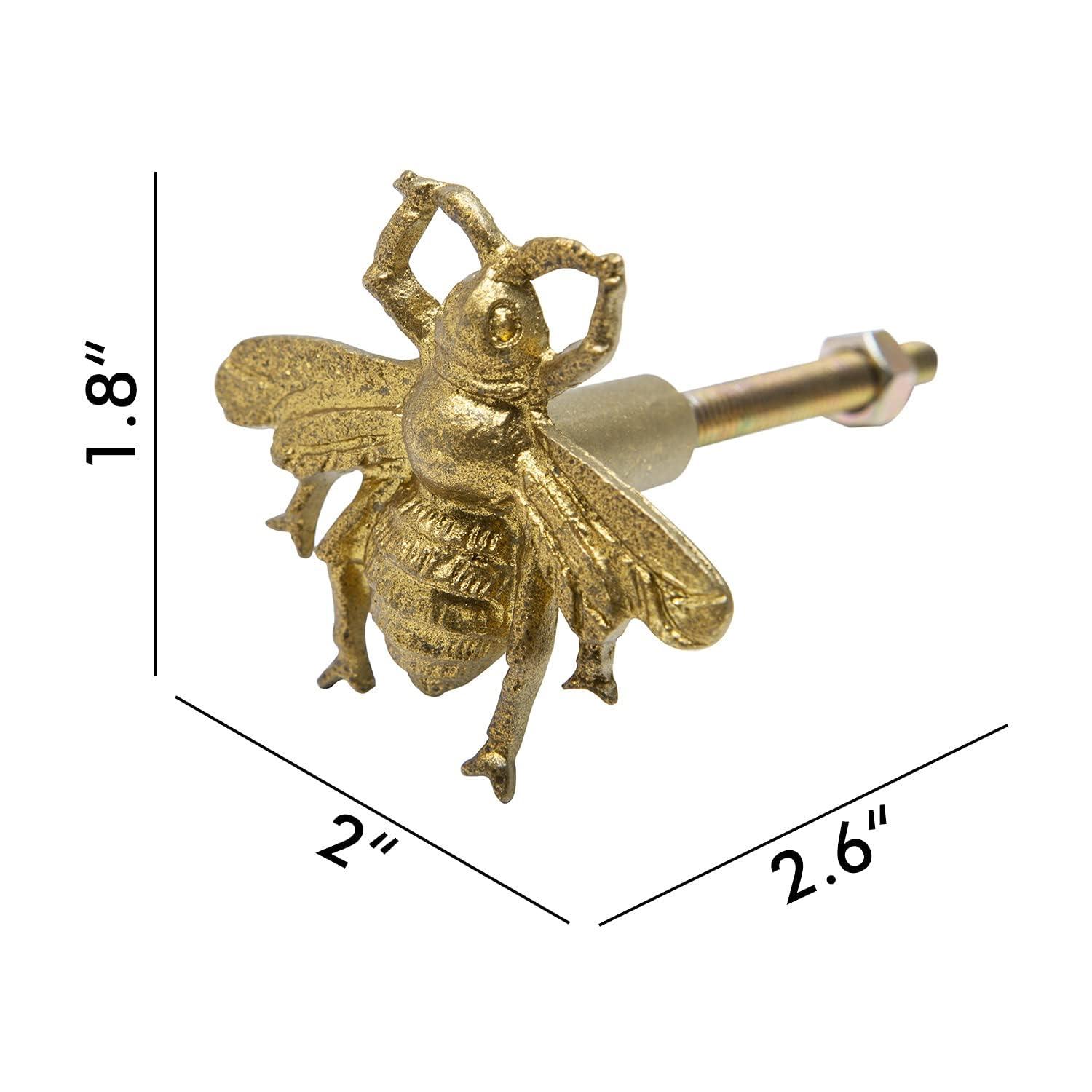 1.9" Length Bee Novelty Knob Multipack (Set of 6)