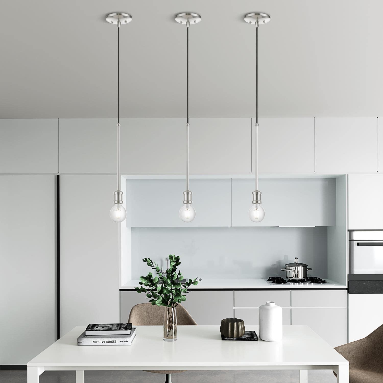 Livex Lighting Lansdale 1 - Light Pendant in Brushed Nickel