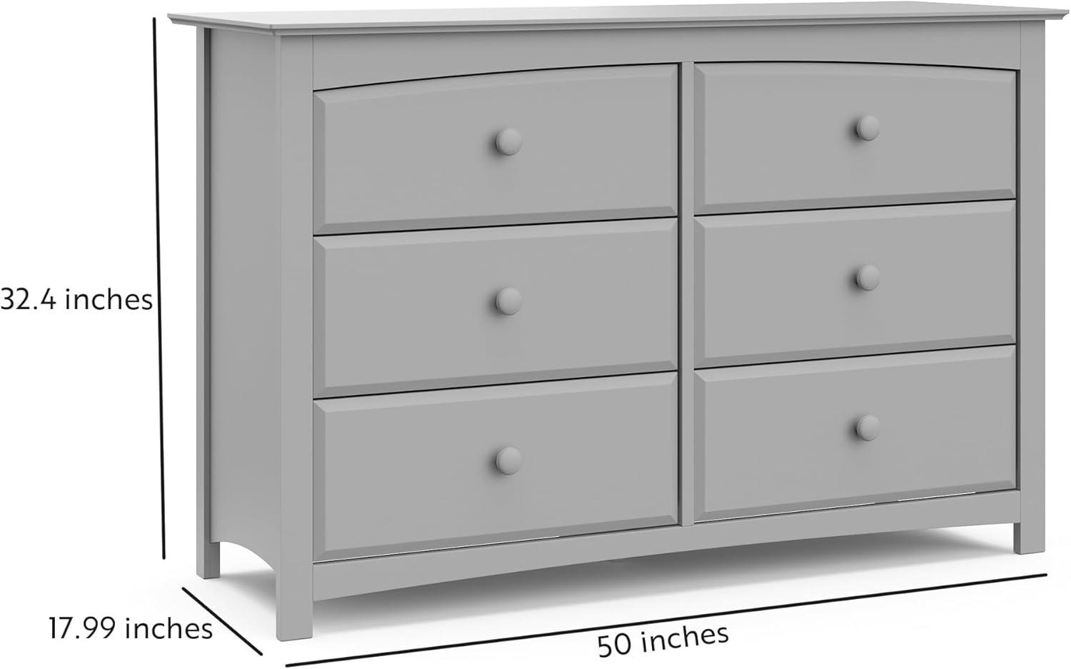 Kenton 6 Drawer Double Dresser